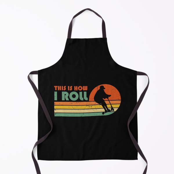 Item preview, This Is How I Roll Retro Style Scooter designed and sold by Shirt-Monster.