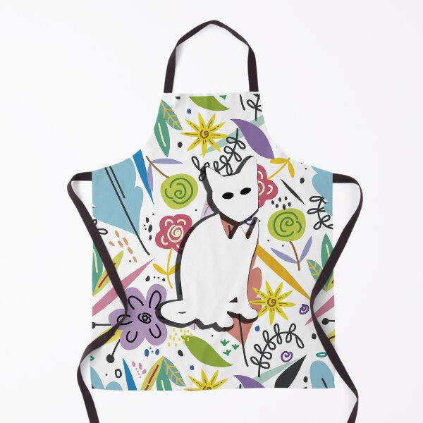 Item preview, Floral Cat in Flowers Popoki 708 designed and sold by VinBasis.