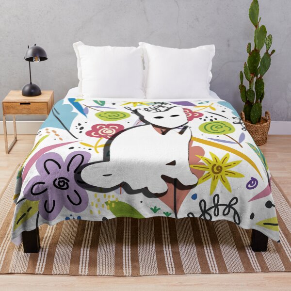 Item preview, Floral Cat in Flowers Popoki 708 designed and sold by VinBasis.