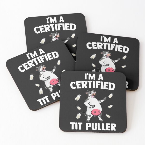 Item preview, Men's Tit Puller Cow Milking Farming Animal Farmer designed and sold by MertieStark.