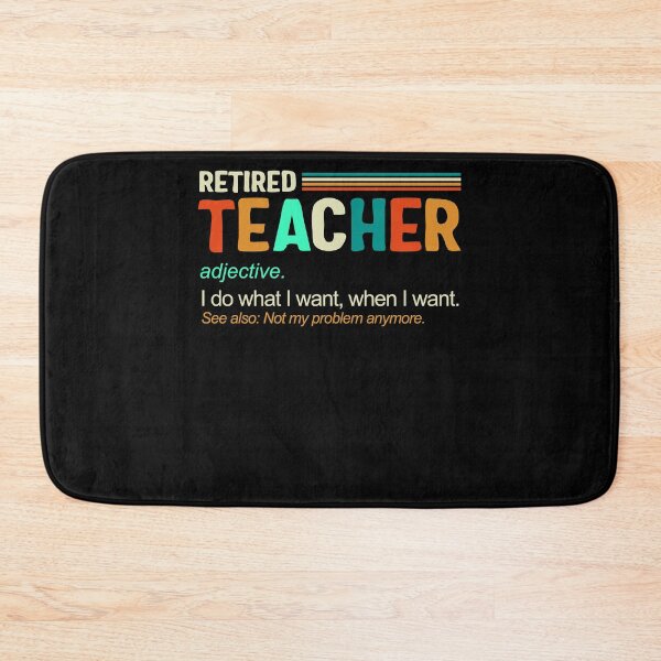 Item preview, Retired Teacher Shirt, Vintage Definition, I Do What I Want When I Want, Not My Problem Anymore, Retirement Gift, Teacher Appreciation, Funny Teacher Gift, Tshirt For Women Grandma designed and sold by Sifoustore.