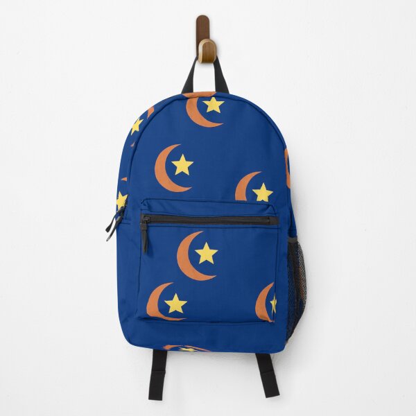 Item preview, Orange Crescent Moons and Gold Stars on Dark Blue designed and sold by ShaunSandhu.