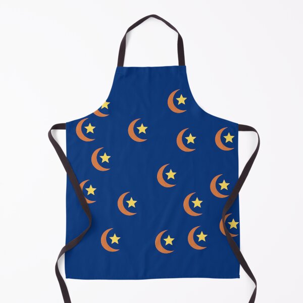 Item preview, Orange Crescent Moons and Gold Stars on Dark Blue designed and sold by ShaunSandhu.