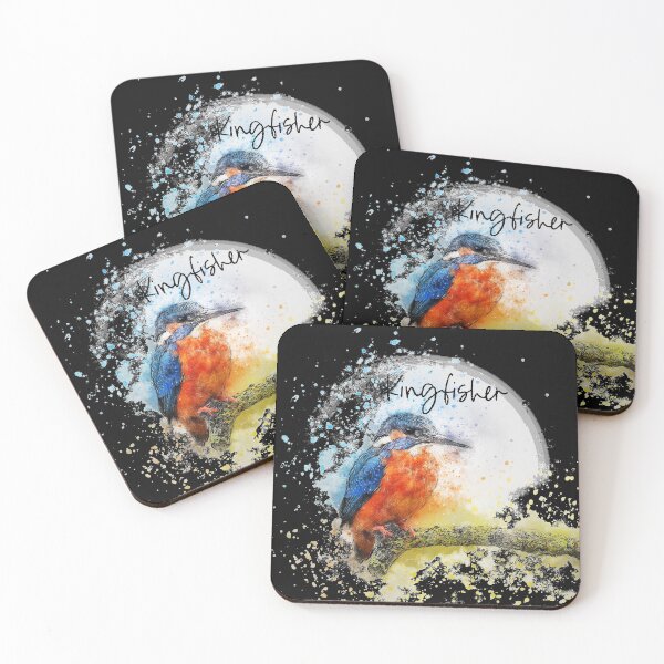 Item preview, Birds of Hope-Kingfisher Blue Birdy designed and sold by DiensDesign.