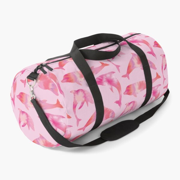 Item preview, #2 Dolphins - Peach and Pink Tie Dye Animal Silhouette Pattern designed and sold by TheRainbowRoom.