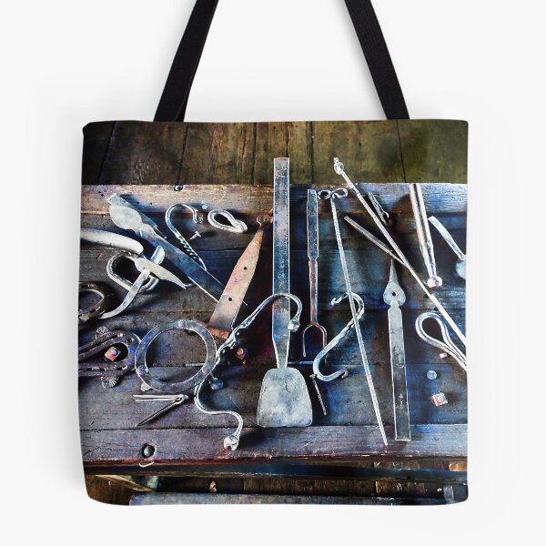 Item preview, Blacksmith Tools on Table designed and sold by Susan Savad.