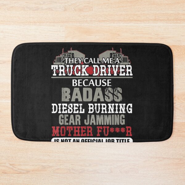 Item preview, Men's They call me a Truck Driver badass burning designed and sold by MertieStark.