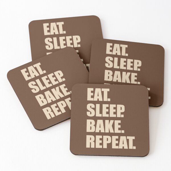 Item preview, Eat. Sleep. Bake. Repeat designed and sold by Designsderemi.