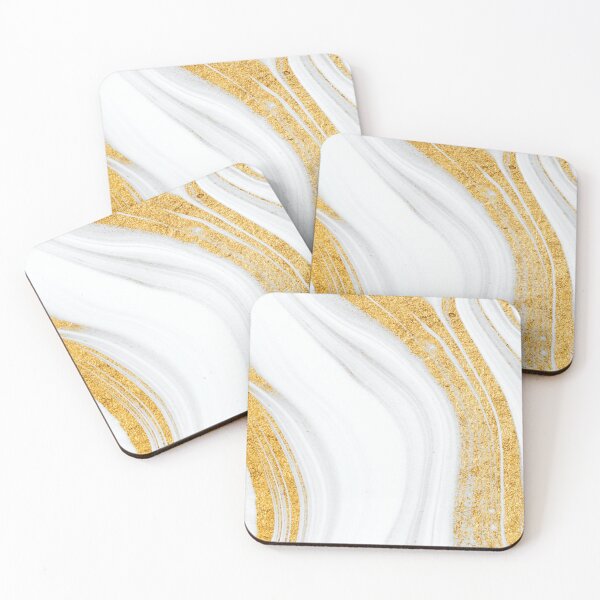 Item preview, Gold White Chocolate Marble designed and sold by ZaydounStark.