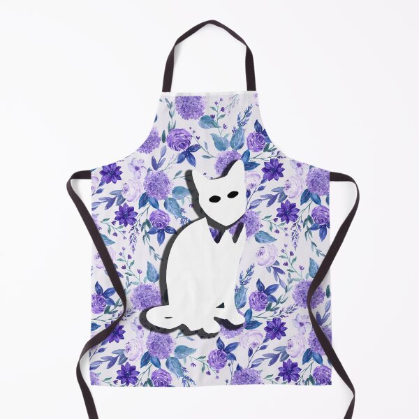 Item preview, Floral Cat in Flowers Popoki 711 designed and sold by VinBasis.
