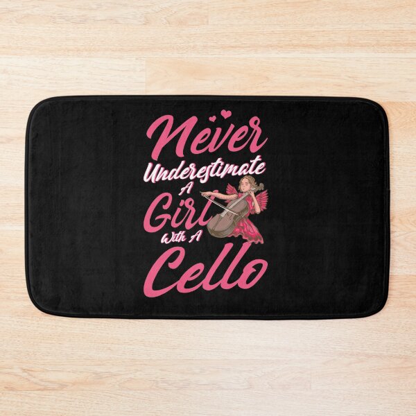 Item preview, Never Underestimate a Girl with a Cello designed and sold by BLake77777.