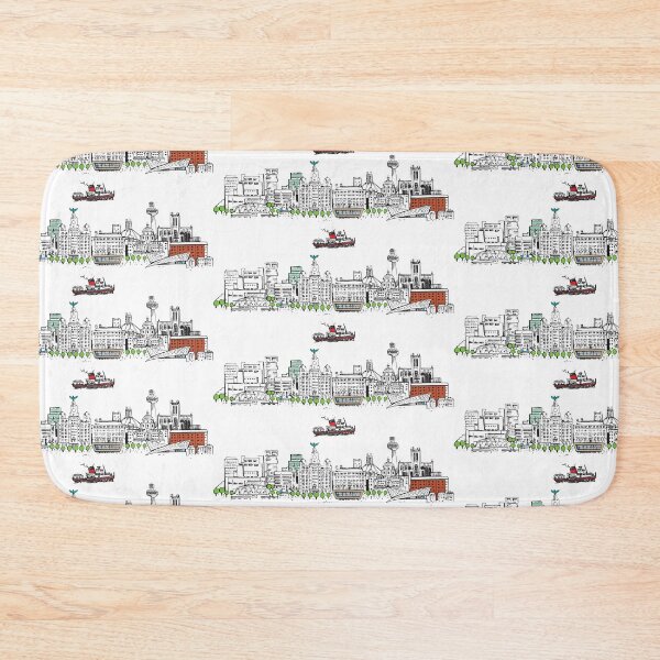 Item preview, Liverpool Skyline, Illustrated Tribute designed and sold by FoleyPottery.