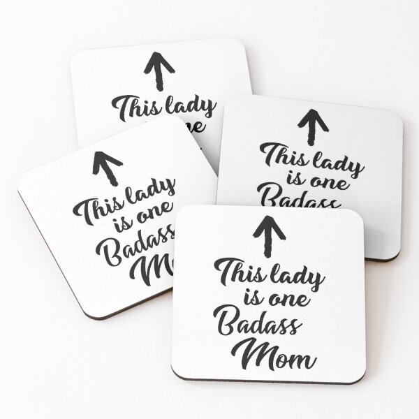 Item preview, This Lady is One Badass Mom designed and sold by niftyhub.