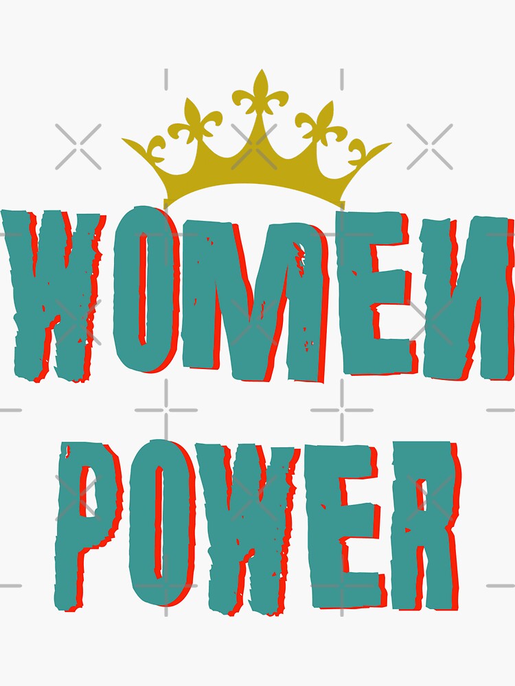 "Women Power International Womens Day Female Power" Sticker for