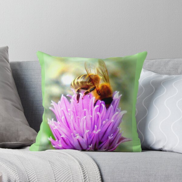 Item preview, Bee on chive flower designed and sold by angel1.