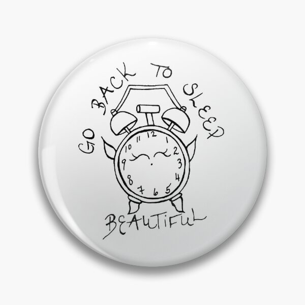 Item preview, alarm clock sticker :) designed and sold by BigGayWhalen.
