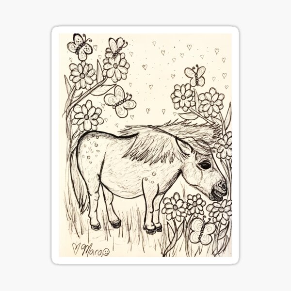 Aperçu de l'œuvre Magnifique cheval miniature créée et vendue par MargoCamille.