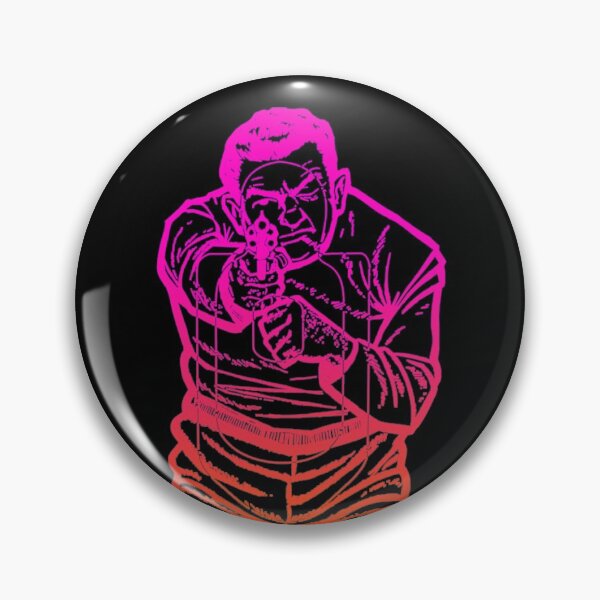 Item preview, THE THUG - CLASSIC SHOOTING TARGET - BRIGHT ORANGE PINK designed and sold by ammo-shop.