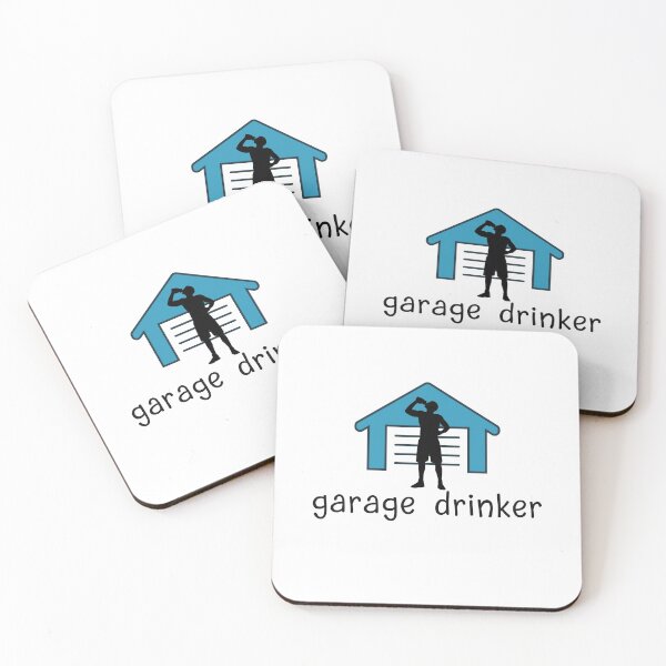 Item preview, Garage Drinker designed and sold by SportyDogShop.
