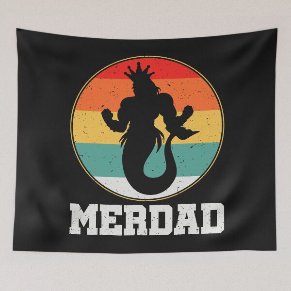 Item preview, Merdad Father Security Merman Underwater Sea Daddy Gift designed and sold by MertieStark.