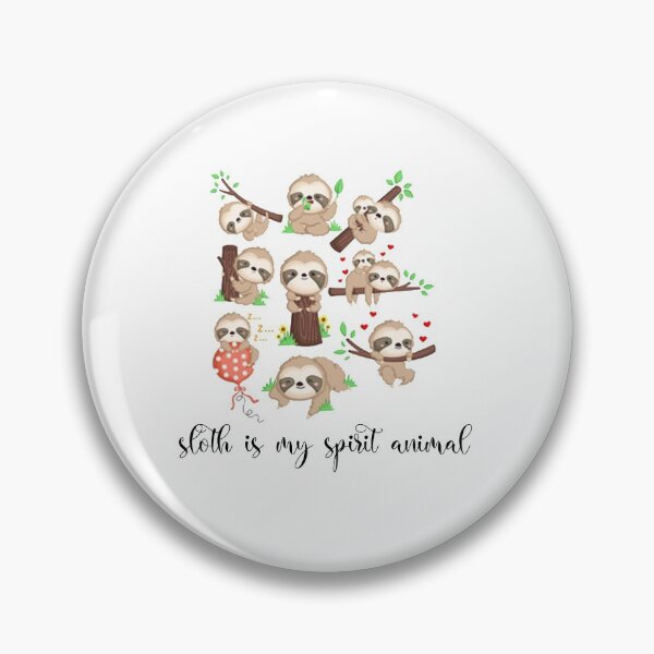 Item preview, sloth is my spirit animal, funny Sloths shirt  designed and sold by PURPLESHORT.