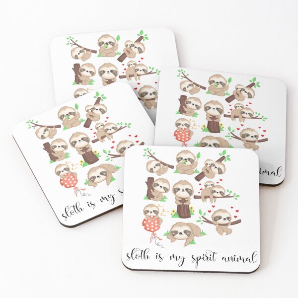 Item preview, sloth is my spirit animal, funny Sloths shirt  designed and sold by PURPLESHORT.