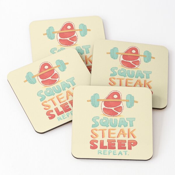 Item preview, Squat Steak Sleep designed and sold by polliadesign.
