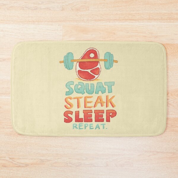 Item preview, Squat Steak Sleep designed and sold by polliadesign.