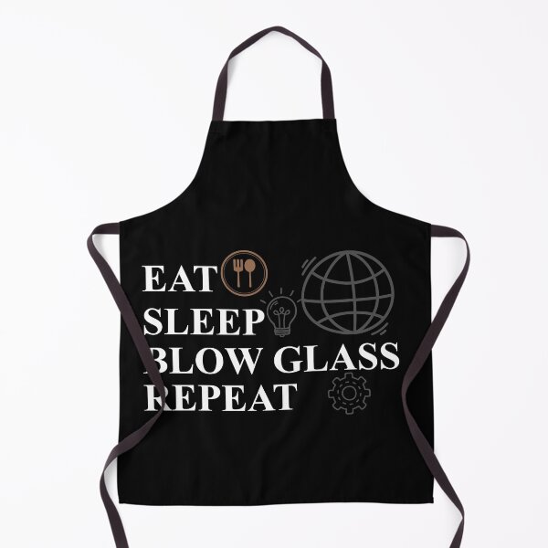 Item preview, Eat sleep blow glass repeat designed and sold by hicham4you.