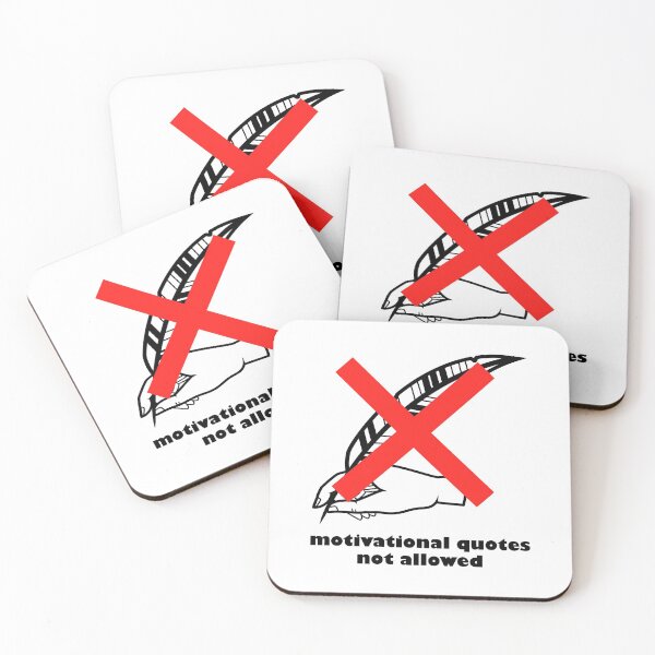 Item preview, Motivational quotes not allowed - funny designed and sold by Xdelacra.