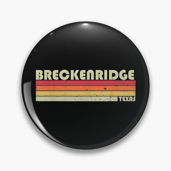 Item preview, BRECKENRIDGE TX TEXAS Funny City Home Roots Gift Retro 80s designed and sold by ALISONABBOTTAU.