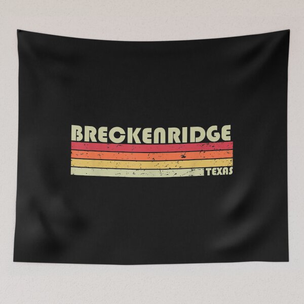 Item preview, BRECKENRIDGE TX TEXAS Funny City Home Roots Gift Retro 80s designed and sold by ALISONABBOTTAU.
