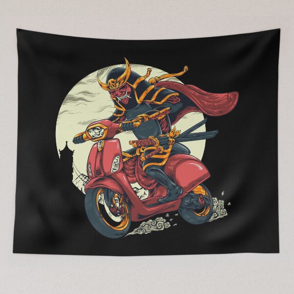 Item preview, Samurai on Scooter designed and sold by SportsT-Shirts.