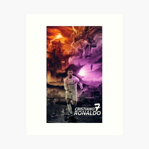 Cristiano Ronaldo | CR7 Design Kunstdruck