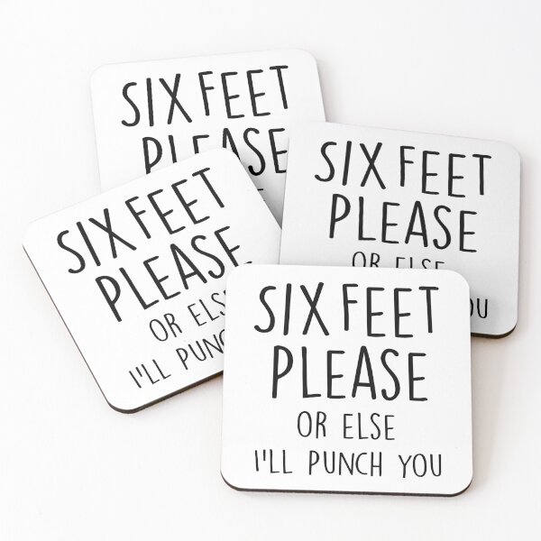Item preview, Six Feet Please Or Else designed and sold by niftyhub.