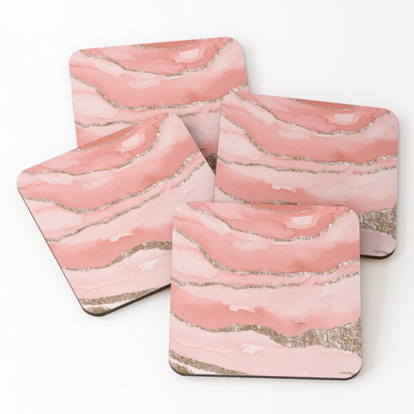 Item preview, Gold Pink Chocolate Marble designed and sold by ZaydounStark.