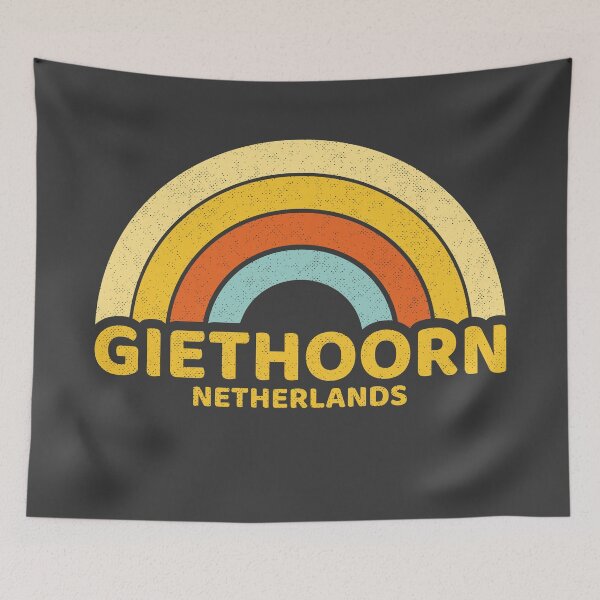 Aperçu de l'œuvre Retro Giethoorn Netherlands créée et vendue par dk80.