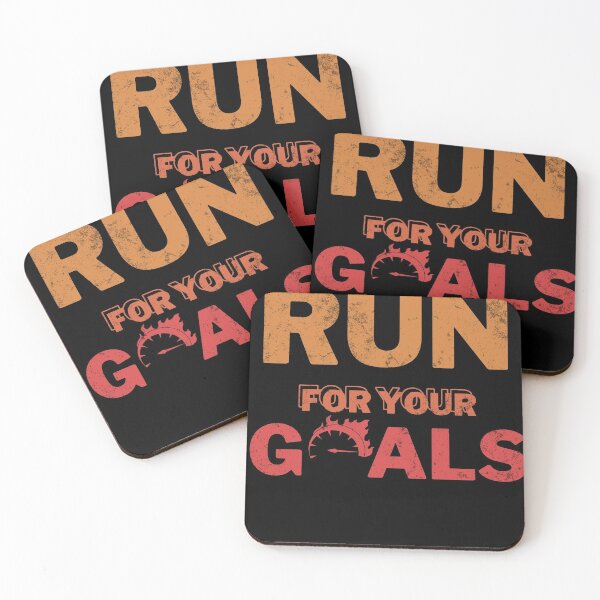 Item preview, run for your goals - daily motivation design designed and sold by BeenTees.