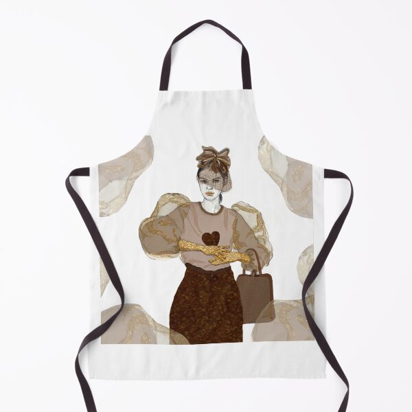 Item preview, Illustration girl dressed in gold designed and sold by cafesalado.