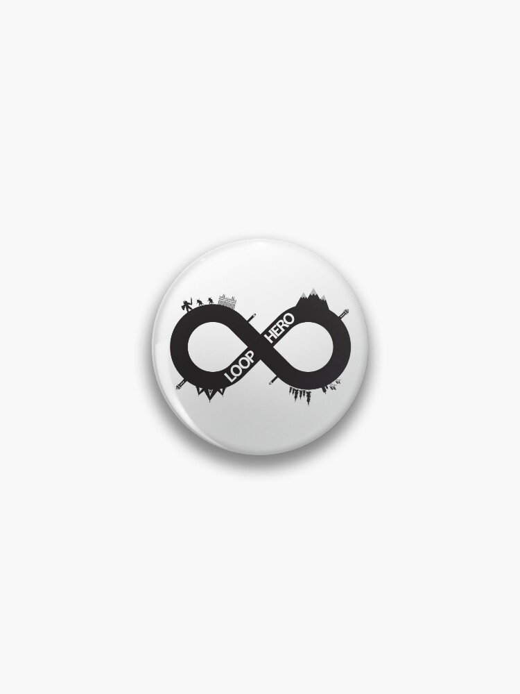 Thumbnail 1 von 3, Button, Infinity-Loop-Held designt und verkauft von KrisSidDesigns.