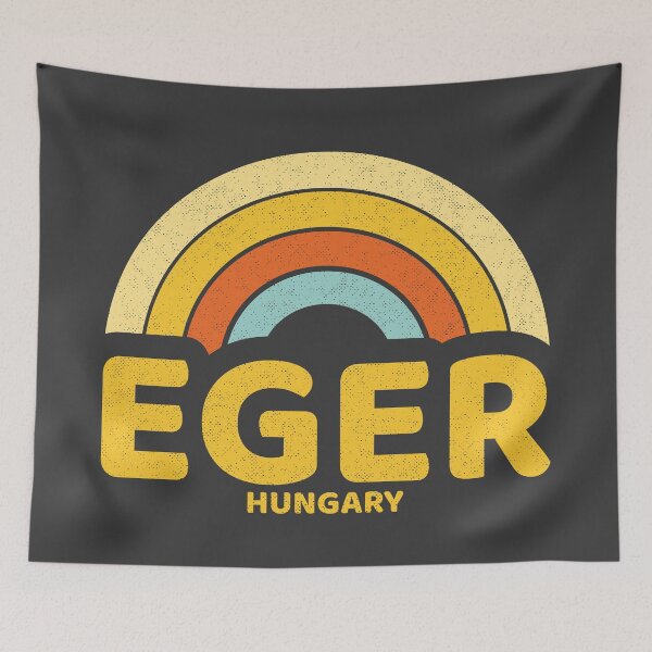 Aperçu de l'œuvre Retro Eger Hungary créée et vendue par dk80.