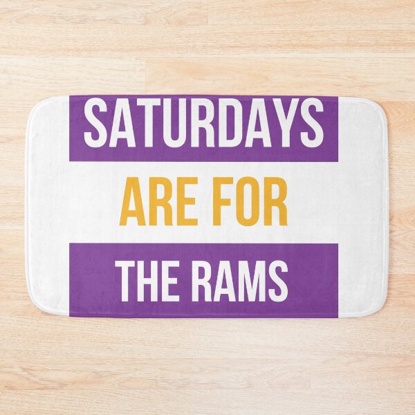 Item preview, Saturdays are for the Rams designed and sold by NicholasForbes.