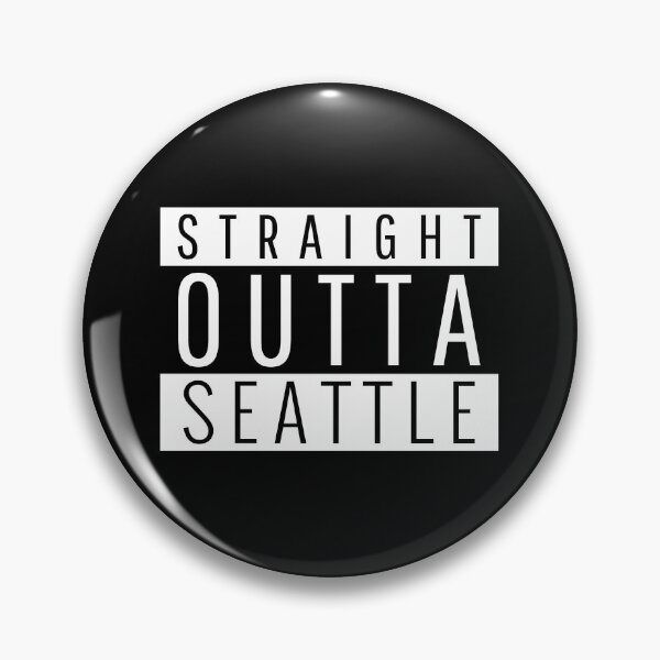 Item preview, Straight Outta Seattle Washington designed and sold by Teelogic.