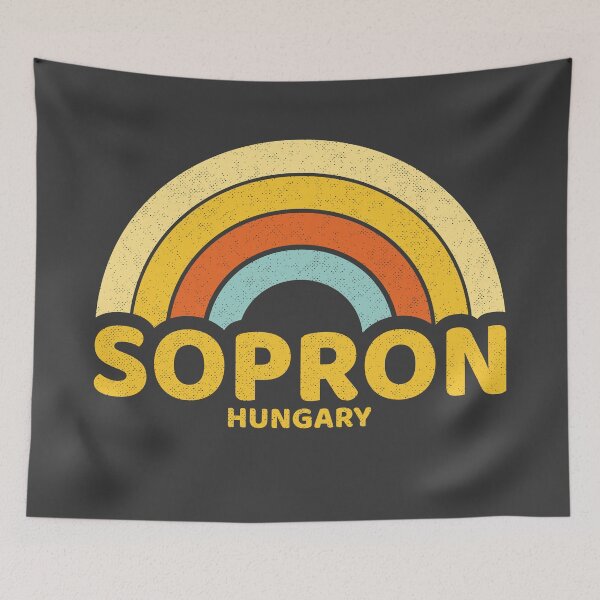 Aperçu de l'œuvre Retro Sopron Hungary créée et vendue par dk80.