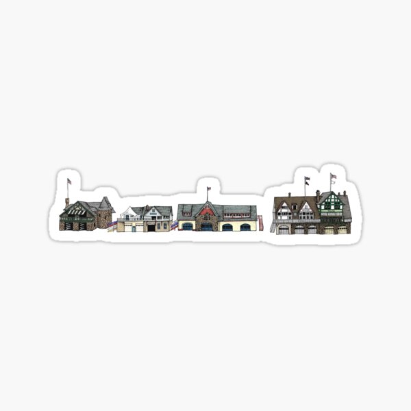 Item preview, Boathouse Row designed and sold by Elizabeth Weglein.