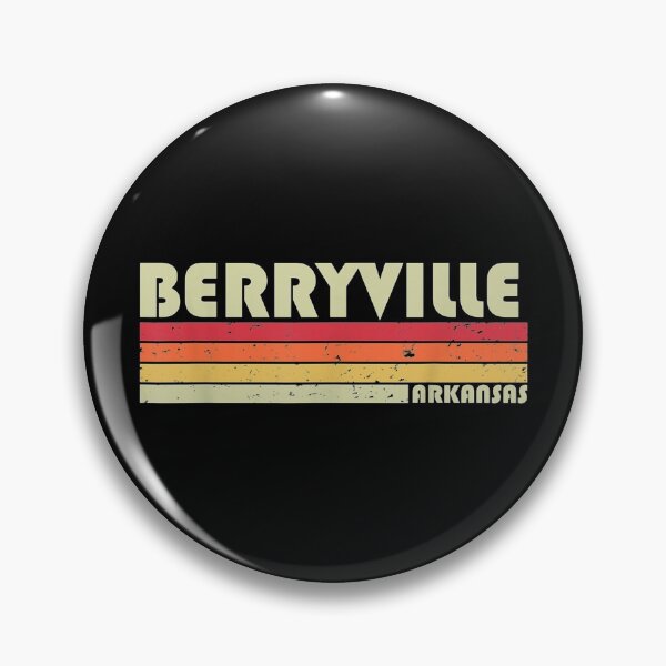 Item preview, BERRYVILLE AR ARKANSAS Funny City Home Roots Gift Retro 80s designed and sold by ADAMANDREWSAU.