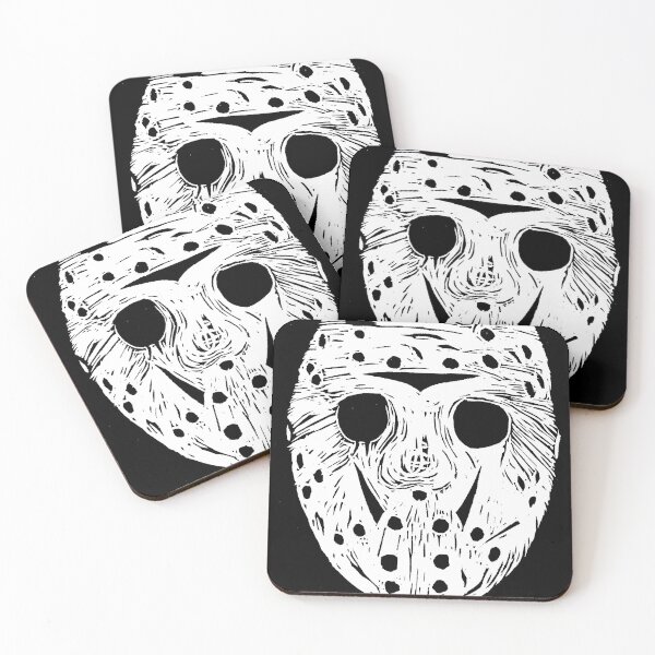 Item preview, Mask Up Series : 2 - original linocut design and print designed and sold by PixelPalmer.