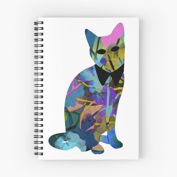 Item preview, Floral Cat in Flowers Popoki 709 designed and sold by VinBasis.