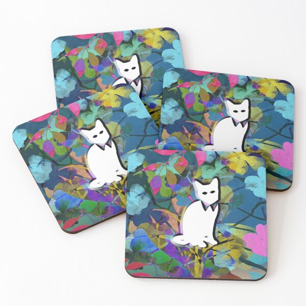 Item preview, Floral Cat in Flowers Popoki 709 designed and sold by VinBasis.