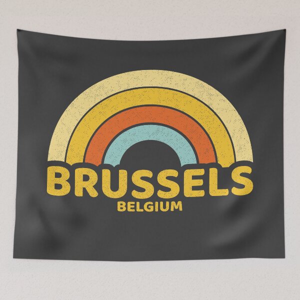 Artikelvorschau, Retro Brussels Belgium entworfen und verkauft von dk80.